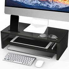 Load image into Gallery viewer, AELL2 Monitor Stand Riser - 16.5 Inch 2 Tier Desk Organizer Stand