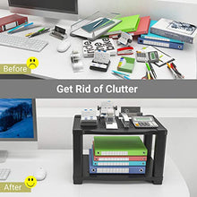 Load image into Gallery viewer, AEPS01 Under Desk Printer Stand - 2 Tier Mobile Printer Cart