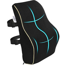 Load image into Gallery viewer, AELP02 Lumbar Pillow, Memory Foam Back Cushion with Breathable Mesh Cover