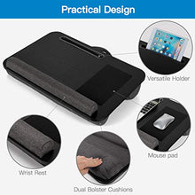 Load image into Gallery viewer, AELD01 Lap Desk - Fits Up to 17 Inch Laptop Lap Desk with Dual Cushion