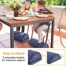 Load image into Gallery viewer, AEFR1 Adjustable Foot Rest - Ergonomic Footrest Cushion Reduces Pressure on Legs