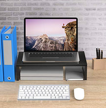 Load image into Gallery viewer, AELL1 Monitor Riser Stand - 16.5 Inch Desk Organizer Stand