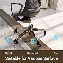 Load image into Gallery viewer, AECW01 Set of 5 Office Chair Caster Wheels