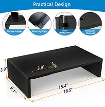 Load image into Gallery viewer, AELL1 Monitor Riser Stand - 16.5 Inch Desk Organizer Stand