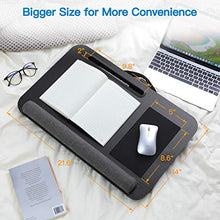 Load image into Gallery viewer, AELD01 Lap Desk - Fits Up to 17 Inch Laptop Lap Desk with Dual Cushion