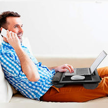 Load image into Gallery viewer, AELD01 Lap Desk - Fits Up to 17 Inch Laptop Lap Desk with Dual Cushion