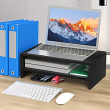 Load image into Gallery viewer, AELL2 Monitor Stand Riser - 16.5 Inch 2 Tier Desk Organizer Stand