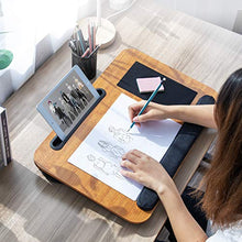 Load image into Gallery viewer, AELD01L Lap Desk - Laptop Lap Desk (Natural Wood)