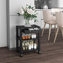 Load image into Gallery viewer, AEPS02 3 Tier Height Adjustable Printer Stand with Drawer for Printer, Scanner & Fax