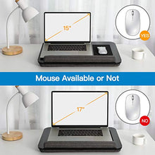 Load image into Gallery viewer, AELD01 Lap Desk - Fits Up to 17 Inch Laptop Lap Desk with Dual Cushion