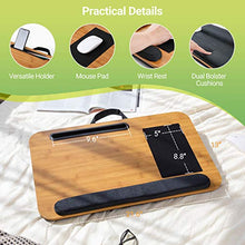 Load image into Gallery viewer, AELD01L Lap Desk - Laptop Lap Desk (Natural Wood)