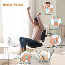 Load image into Gallery viewer, AESS01 Seat Cushion & Lumbar Support - Memory Foam Ergonomic Lumbar Support Pillow