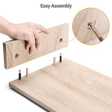 Load image into Gallery viewer, AEMS01L Dual Monitor Stand Riser- 3 Shelf Screen Stand with Adjustable Length and Angle