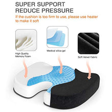 Load image into Gallery viewer, AESC01 Seat Cushion, Comfortable Gel-Enhanced Seat Pad for Office Chair Car Seat
