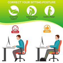 Load image into Gallery viewer, AEFR4 Adjustable Foot Rest - Office Under Desk Foot Rest with 2 Adjustable Heights
