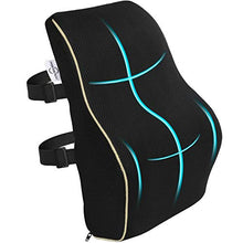 Load image into Gallery viewer, AELP02 Lumbar Pillow, Memory Foam Back Cushion with Breathable Mesh Cover
